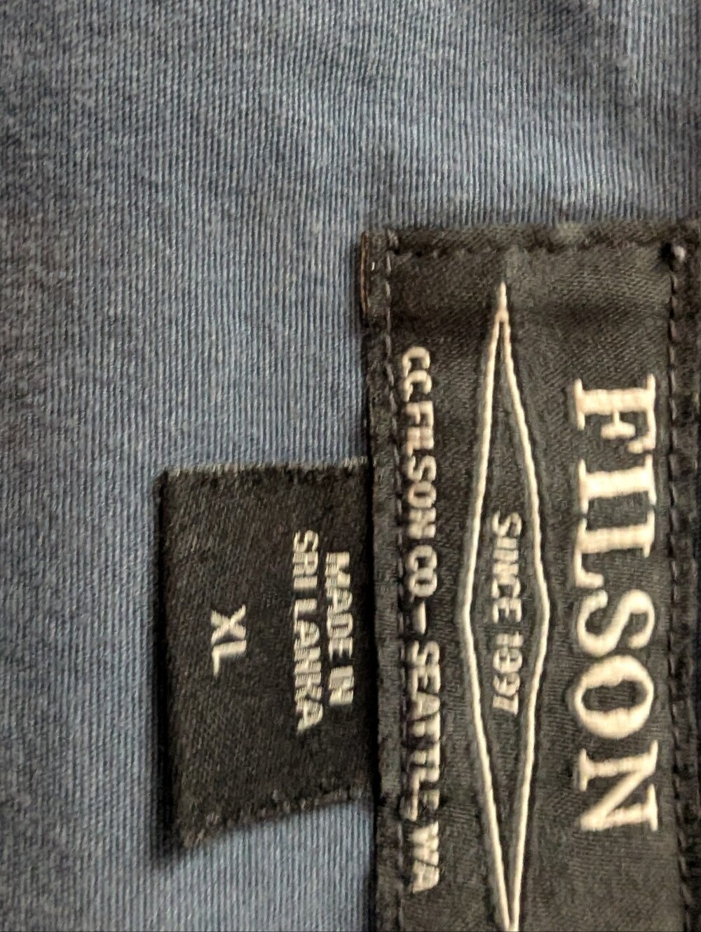 Men's Filson Casual Drawstring Shorts - Navy Size XL - Picture 5 of 5